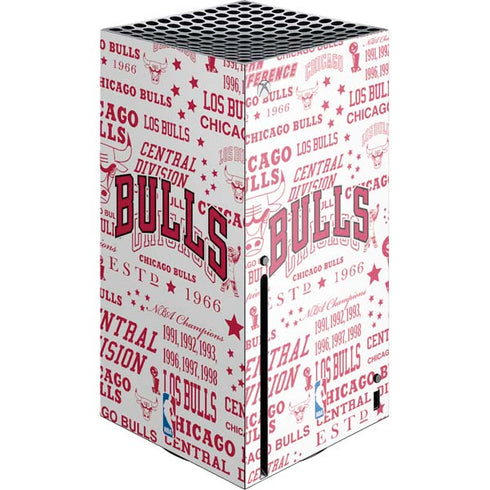 NBA Chicago Bulls Historic Blast Xbox Series X Console Skin