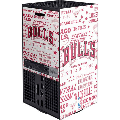 NBA Chicago Bulls Historic Blast Xbox Series X Console Skin