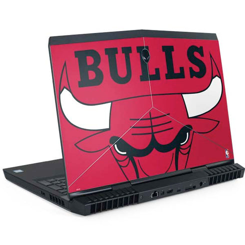 NBA Chicago Bulls Large Logo Dell Alienware Skin