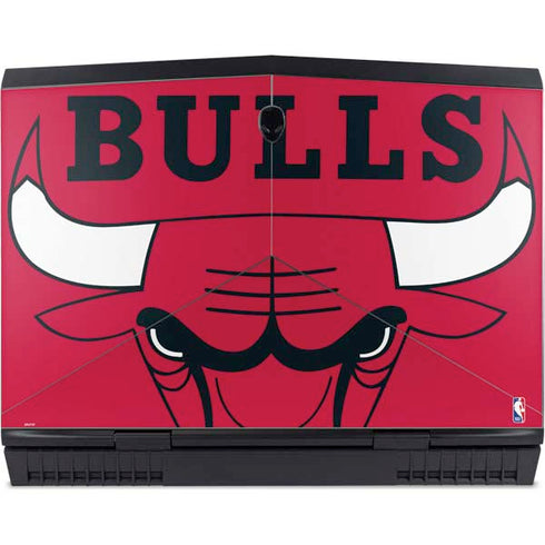 NBA Chicago Bulls Large Logo Dell Alienware Skin