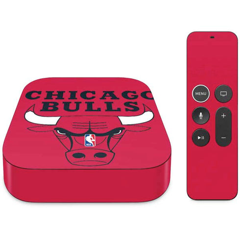 NBA Chicago Bulls Large Logo Apple TV Skin