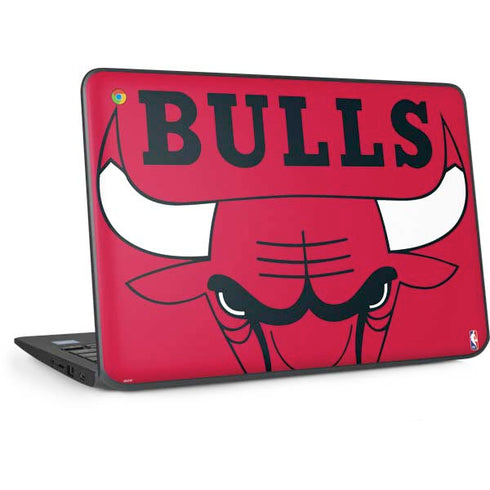 NBA Chicago Bulls Large Logo HP Chromebook Skin