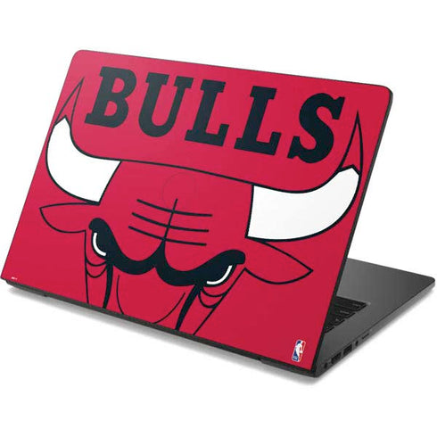 NBA Chicago Bulls Large Logo Dell Chromebook Skin