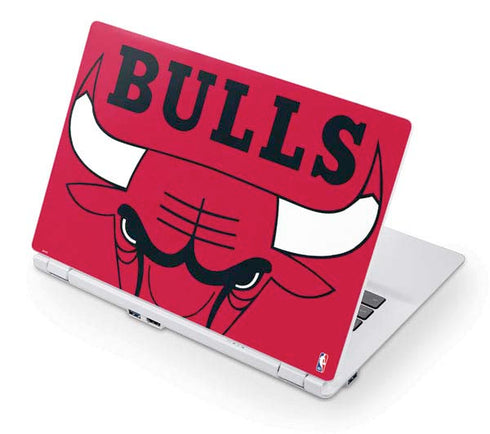 NBA Chicago Bulls Large Logo Acer Chromebook Skin