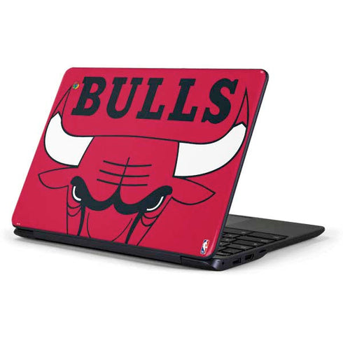 NBA Chicago Bulls Large Logo Samsung Chromebook Skin