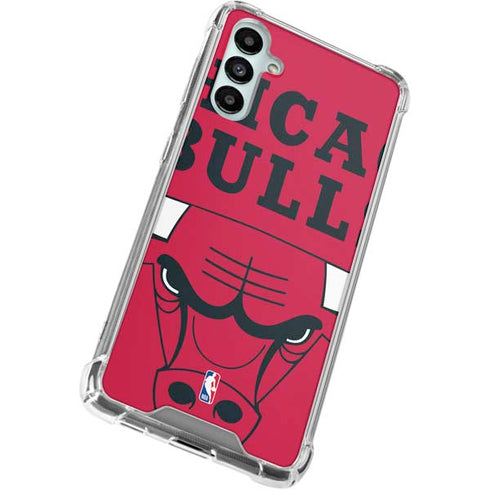 NBA Chicago Bulls Large Logo Galaxy A15 5G Clear Case