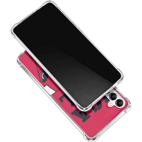 NBA Chicago Bulls Large Logo Galaxy A15 5G Clear Case