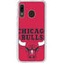 NBA Chicago Bulls Large Logo Galaxy A20 Clear Case