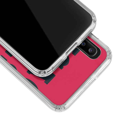 NBA Chicago Bulls Large Logo Galaxy A30 Clear Case