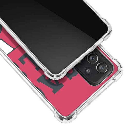 NBA Chicago Bulls Large Logo Galaxy A52 5G Clear Case