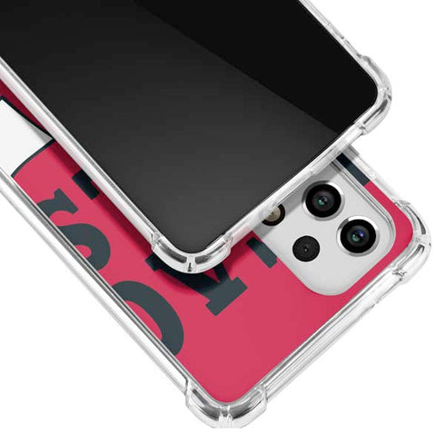NBA Chicago Bulls Large Logo Galaxy A53 5G Clear Case