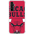 NBA Chicago Bulls Large Logo Galaxy A54 5G Clear Case