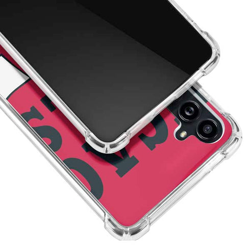 NBA Chicago Bulls Large Logo Galaxy A54 5G Clear Case