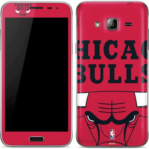 NBA Chicago Bulls Large Logo Galaxy J3 Skin