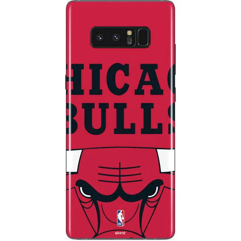 NBA Chicago Bulls Large Logo Galaxy Note 8 Skin