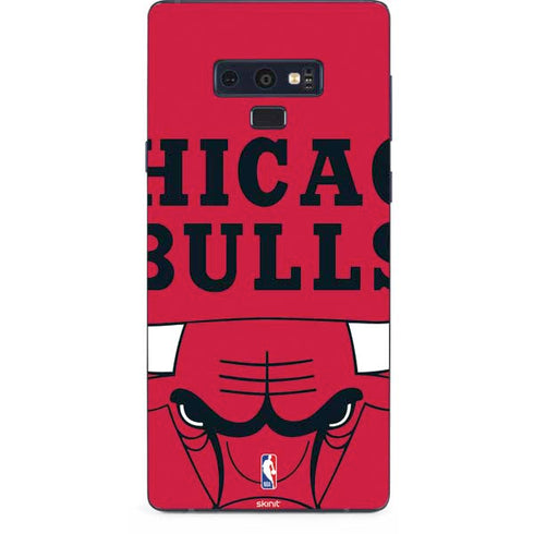 NBA Chicago Bulls Large Logo Galaxy Note 9 Skin