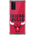 NBA Chicago Bulls Large Logo Galaxy Note20 5G Clear Case