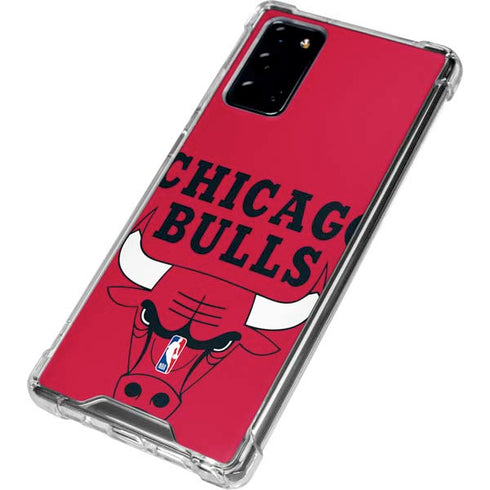 NBA Chicago Bulls Large Logo Galaxy Note20 5G Clear Case