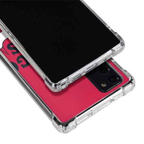 NBA Chicago Bulls Large Logo Galaxy Note20 5G Clear Case