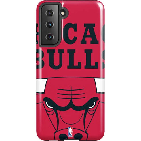 NBA Chicago Bulls Large Logo Galaxy S21 5G Pro Case