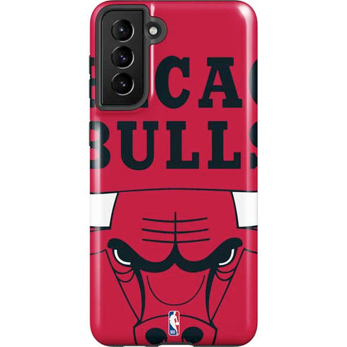 NBA Chicago Bulls Large Logo Galaxy S21 FE Pro Case
