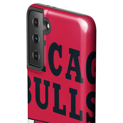 NBA Chicago Bulls Large Logo Galaxy S21 FE Pro Case