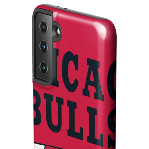 NBA Chicago Bulls Large Logo Galaxy S21 Plus 5G Pro Case