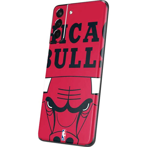 NBA Chicago Bulls Large Logo Galaxy S21 Plus 5G Skin