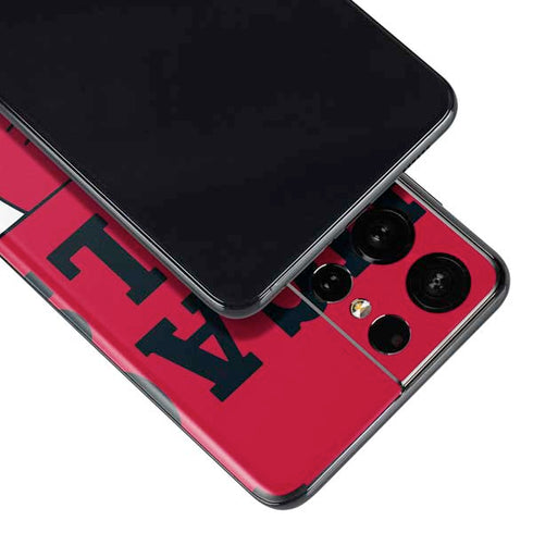 NBA Chicago Bulls Large Logo Galaxy S21 Ultra 5G Skin