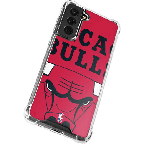 NBA Chicago Bulls Large Logo Galaxy S22 Clear Case