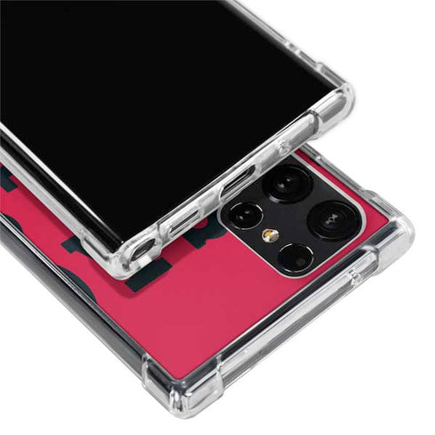 NBA Chicago Bulls Large Logo Galaxy S22 Ultra Clear Case