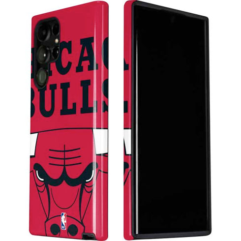 NBA Chicago Bulls Large Logo Galaxy S22 Ultra Pro Case