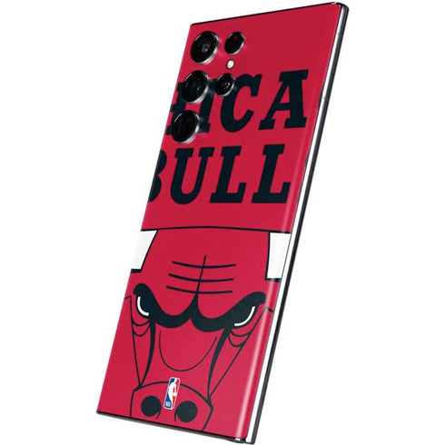 NBA Chicago Bulls Large Logo Galaxy S22 Ultra Skin
