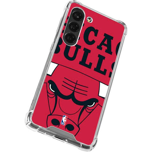 NBA Chicago Bulls Large Logo Galaxy S23 Clear Case