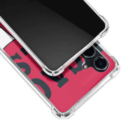 NBA Chicago Bulls Large Logo Galaxy S23 FE Clear Case