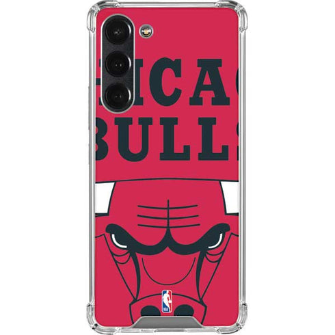 NBA Chicago Bulls Large Logo Galaxy S23 Plus Clear Case