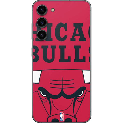 NBA Chicago Bulls Large Logo Galaxy S23 Plus Skin