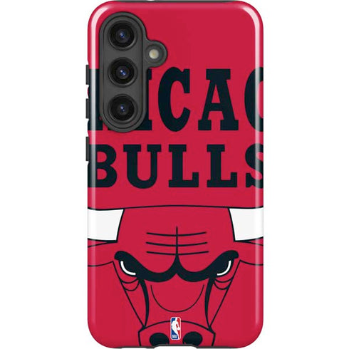 NBA Chicago Bulls Large Logo Galaxy S24 Impact Case