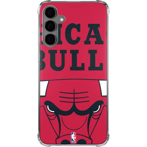 NBA Chicago Bulls Large Logo Galaxy S24 Plus Clear Case