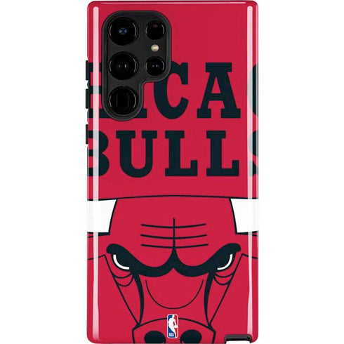 NBA Chicago Bulls Large Logo Galaxy S24 Ultra Impact Case