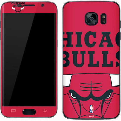 NBA Chicago Bulls Large Logo Galaxy S7 Skin