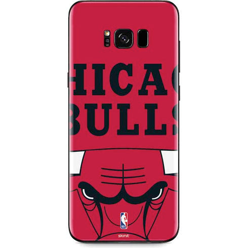 NBA Chicago Bulls Large Logo Galaxy S8 Plus Skin