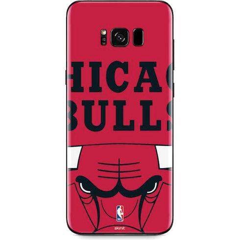 NBA Chicago Bulls Large Logo Galaxy S8 Skin