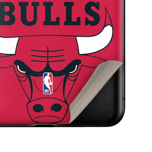 NBA Chicago Bulls Large Logo Galaxy Z Flip Skin