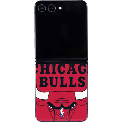 NBA Chicago Bulls Large Logo Galaxy Z Flip5 5G Skin