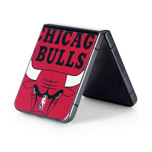 NBA Chicago Bulls Large Logo Galaxy Z Flip5 5G Skin