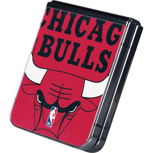 NBA Chicago Bulls Large Logo Galaxy Z Flip5 5G Skin