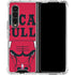 NBA Chicago Bulls Large Logo Galaxy Z Fold4 5G Clear Case