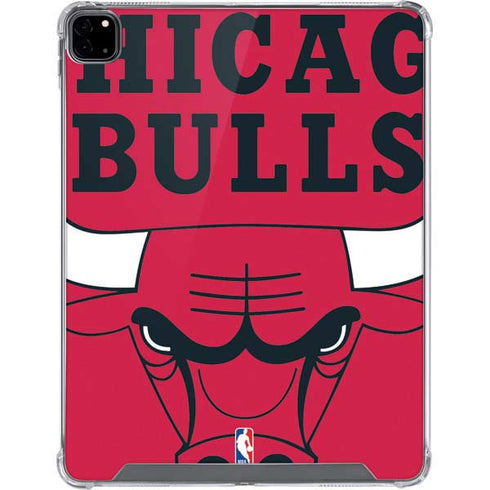 NBA Chicago Bulls Large Logo iPad Pro 12.9in (2020) Clear Case