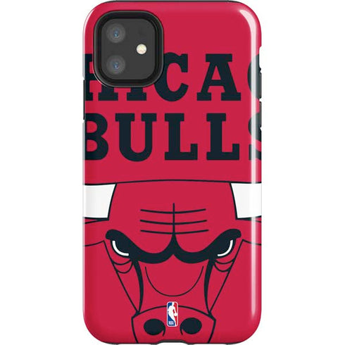 NBA Chicago Bulls Large Logo iPhone 11 Impact Case